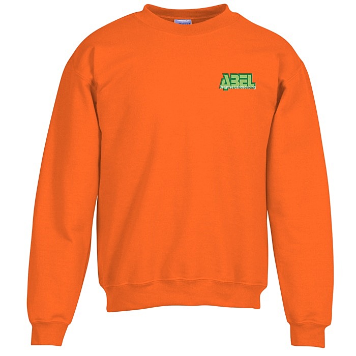 Custom Gildan 50/50 Heavy Blend Crew Sweatshirt - Embroidered