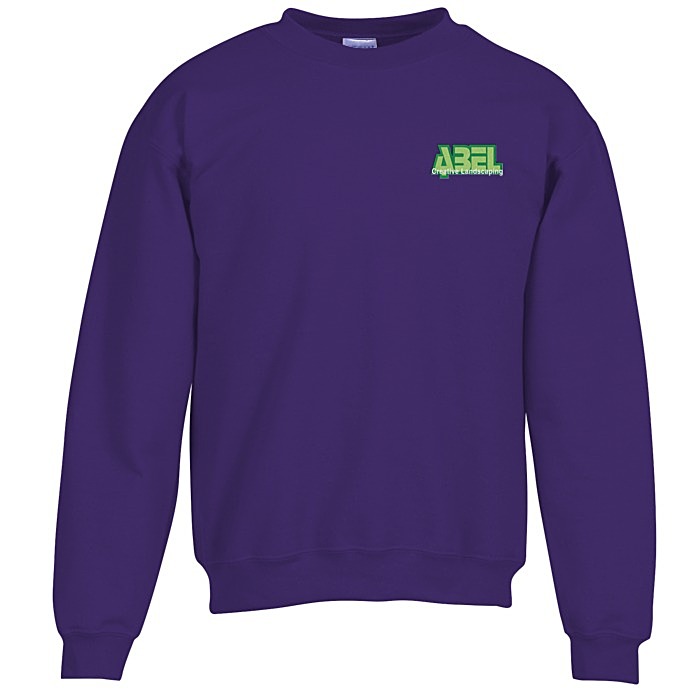 Custom Gildan 50/50 Heavy Blend Crew Sweatshirt - Embroidered