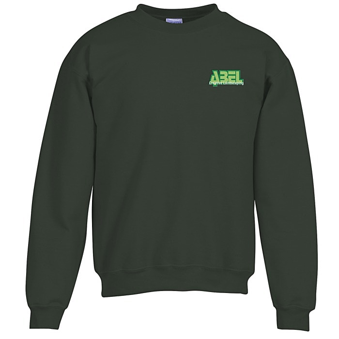 Custom Gildan 50/50 Heavy Blend Crew Sweatshirt - Embroidered