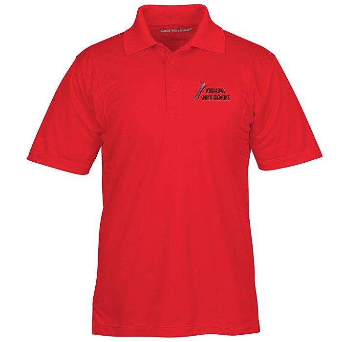 Custom Coal Harbour Tricot Snag Protection Wicking Polo - Men's