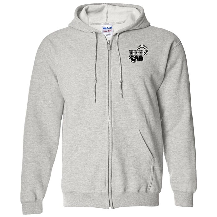 Custom Gildan 50/50 Full-Zip Hooded Sweatshirt - Screen
