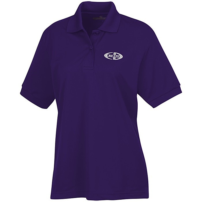 Custom Blue Generation Snag Resistant Wicking Polo - Ladies'