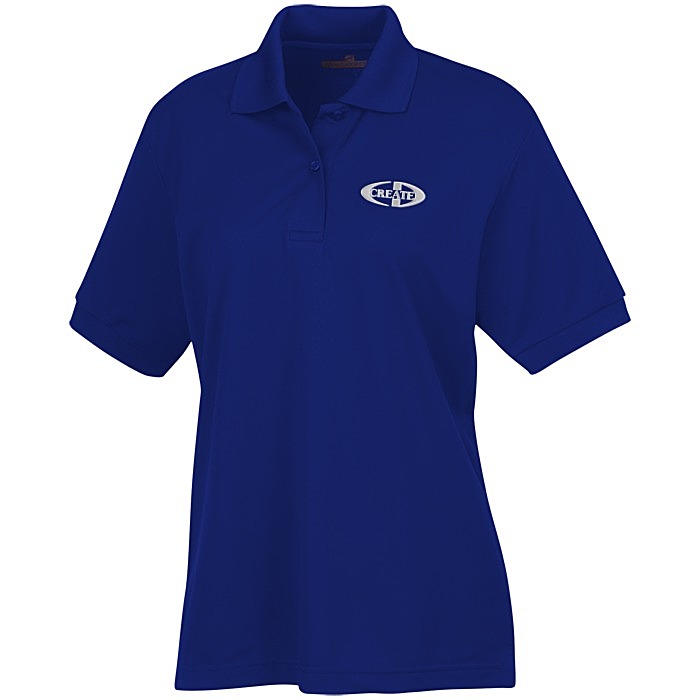 Custom Blue Generation Snag Resistant Wicking Polo - Ladies'