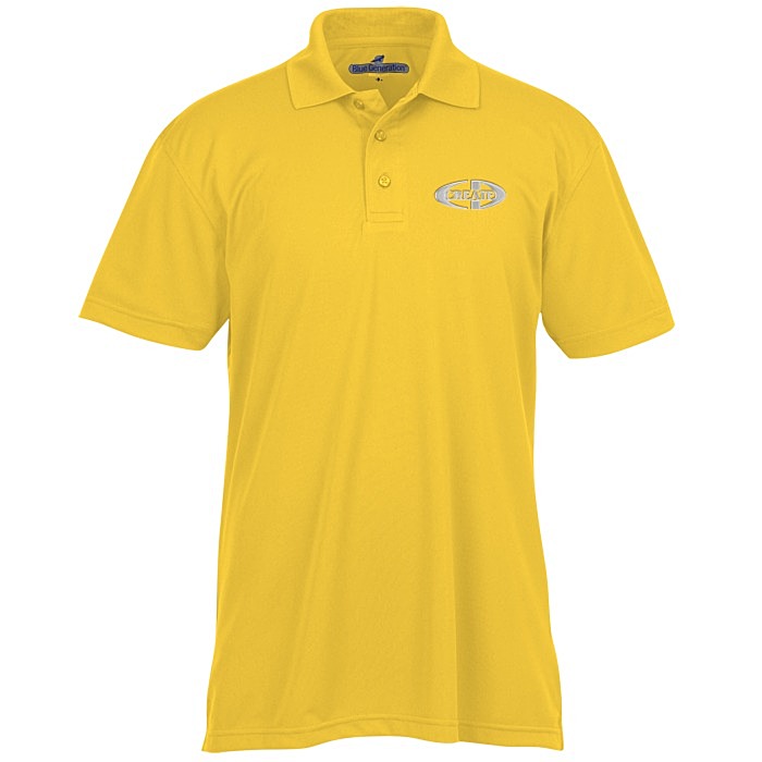 Custom Blue Generation Snag Resistant Wicking Polo - Mens'
