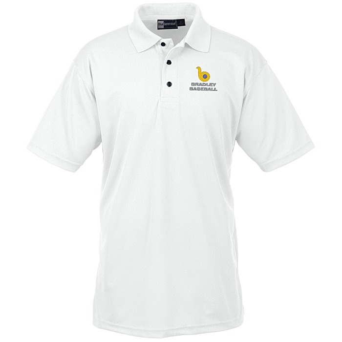 Custom Moisture Management Polo with Stain Release - Men's