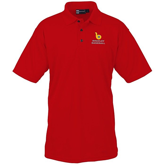 Custom Moisture Management Polo with Stain Release - Men's