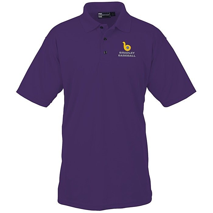 Custom Moisture Management Polo with Stain Release - Men's