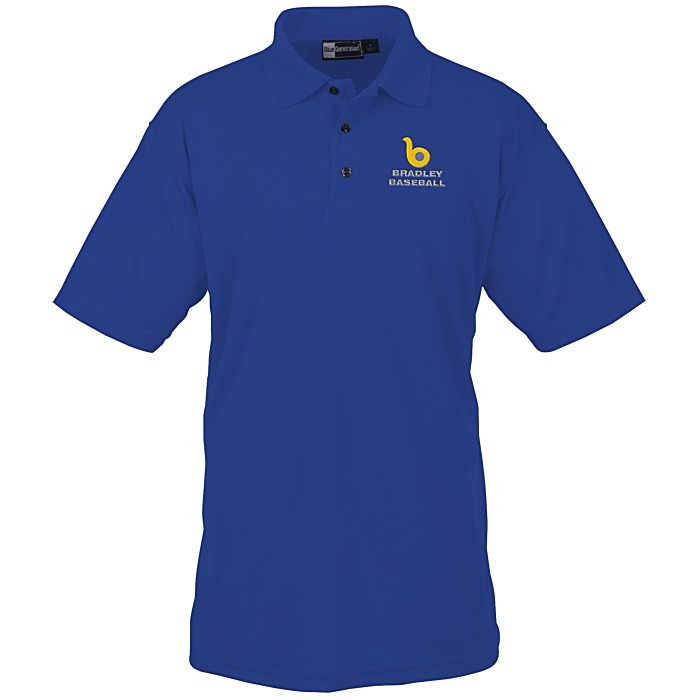 Custom Moisture Management Polo with Stain Release - Men's