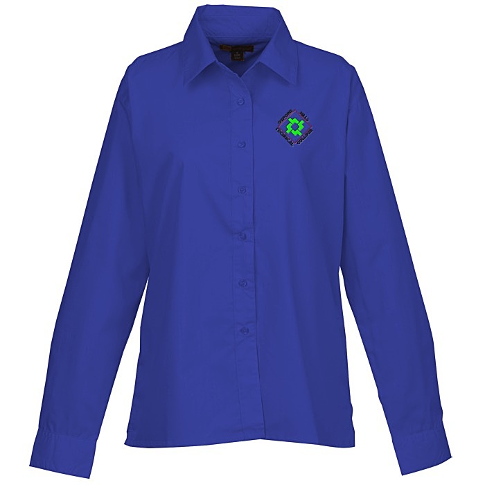 Custom Blue Generation Featherweight Poplin - Ladies'