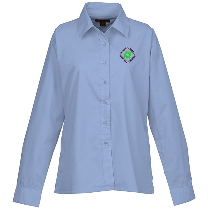 Custom Blue Generation Featherweight Poplin - Ladies'