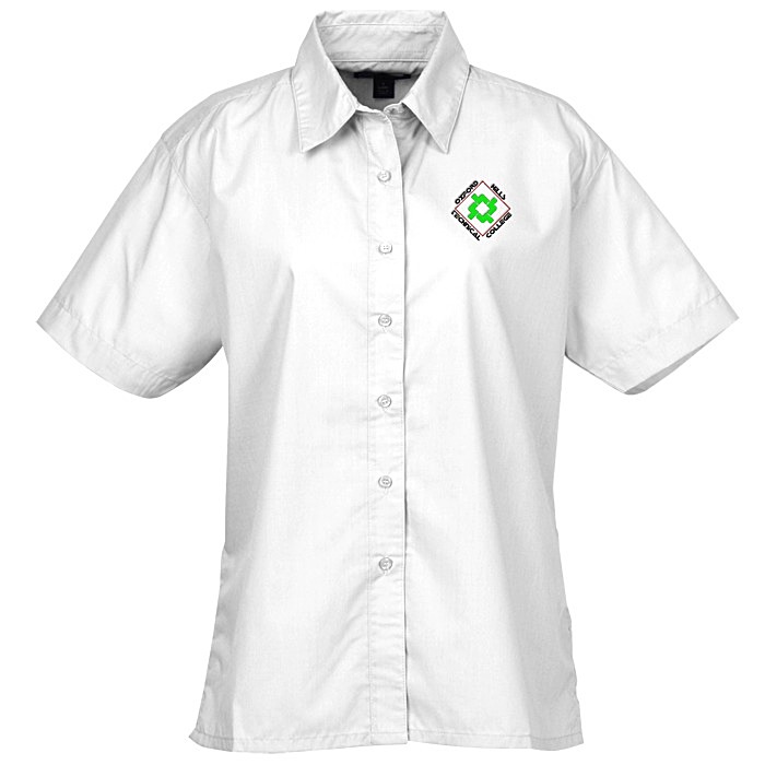 Custom Blue Generation SS Featherweight Poplin - Ladies'