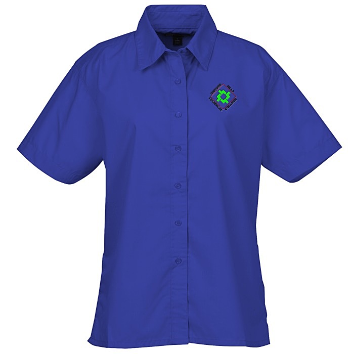 Custom Blue Generation SS Featherweight Poplin - Ladies'