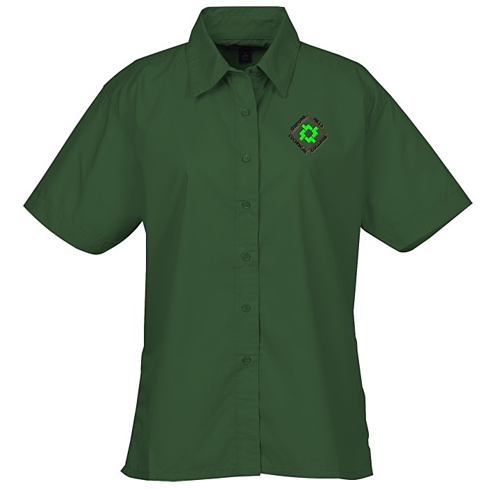 Custom Blue Generation SS Featherweight Poplin - Ladies'
