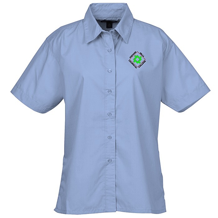 Custom Blue Generation SS Featherweight Poplin - Ladies'
