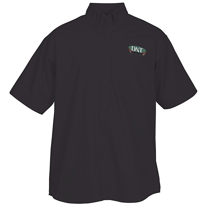 Custom Superblend Short Sleeve Poplin Shirt - Men's