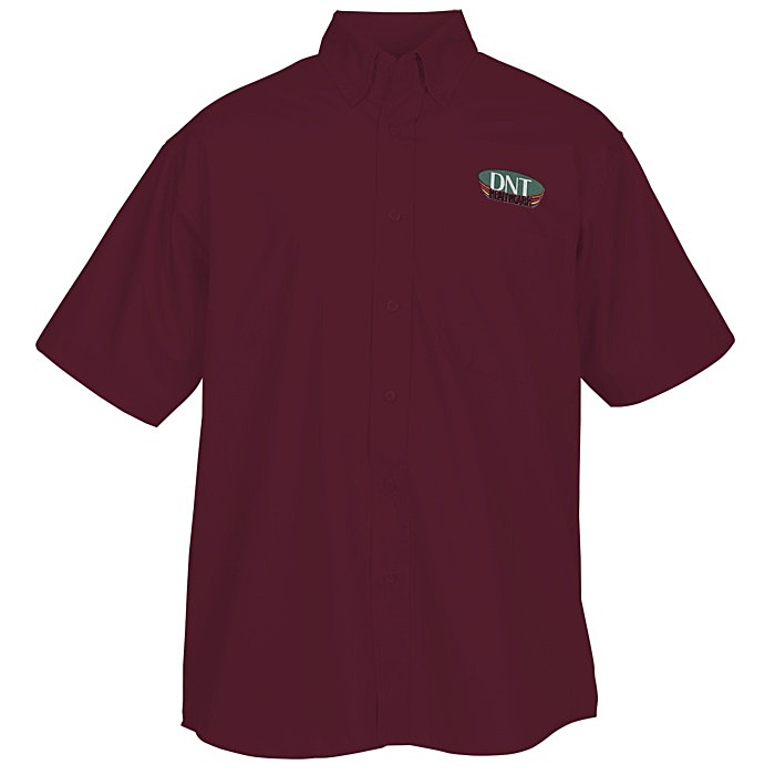 Custom Superblend Short Sleeve Poplin Shirt - Men's