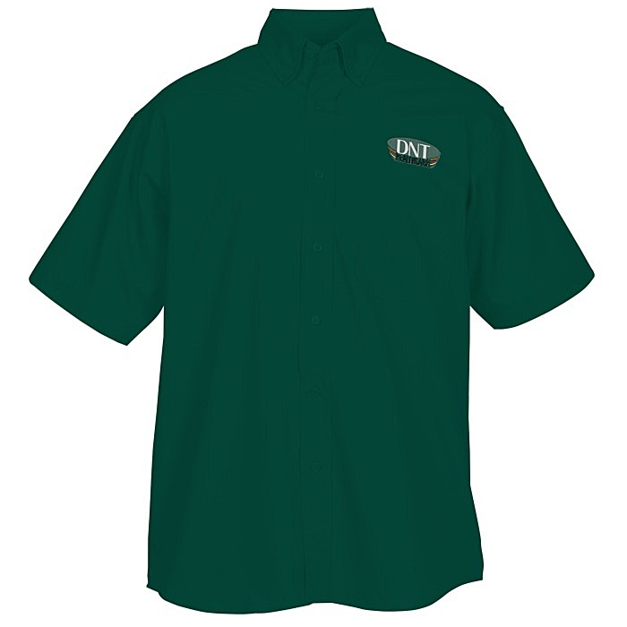 Custom Superblend Short Sleeve Poplin Shirt - Men's