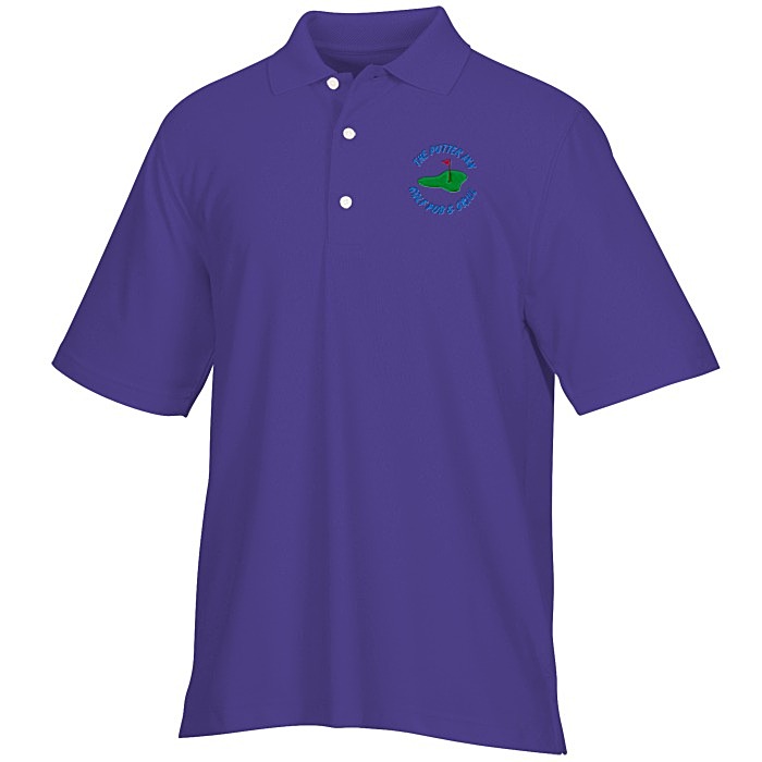 Custom Greg Norman Play Dry Performance Mesh Polo - Men's - Embroidered