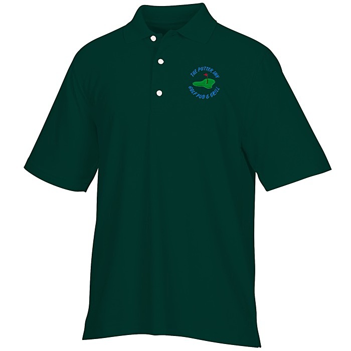 Custom Greg Norman Play Dry Performance Mesh Polo - Men's - Embroidered