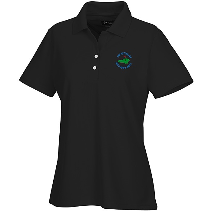 Custom Greg Norman Play Dry Performance Mesh Polo - Ladies' - Embroidered