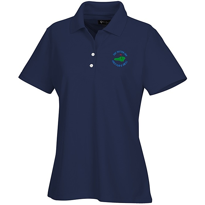Custom Greg Norman Play Dry Performance Mesh Polo - Ladies' - Embroidered