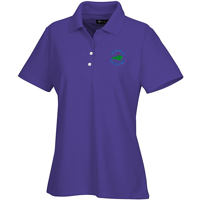Custom Greg Norman Play Dry Performance Mesh Polo - Ladies' - Embroidered