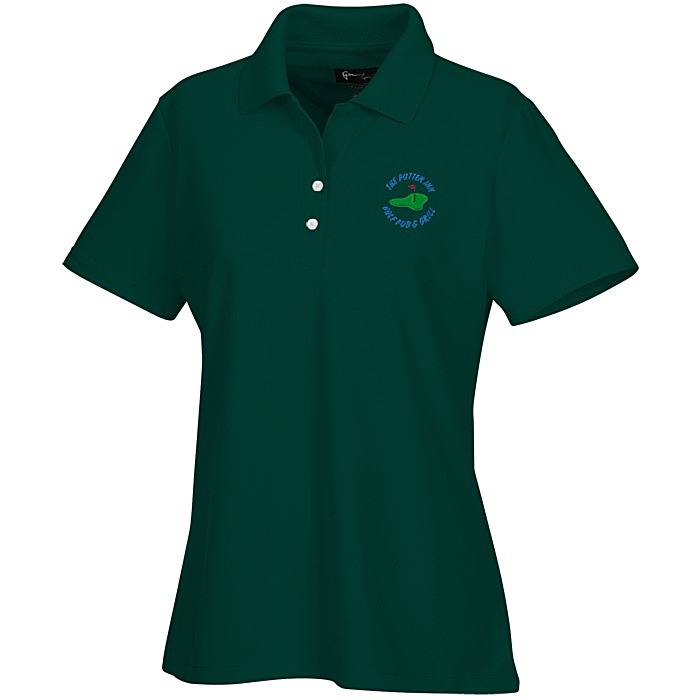 Custom Greg Norman Play Dry Performance Mesh Polo - Ladies' - Embroidered