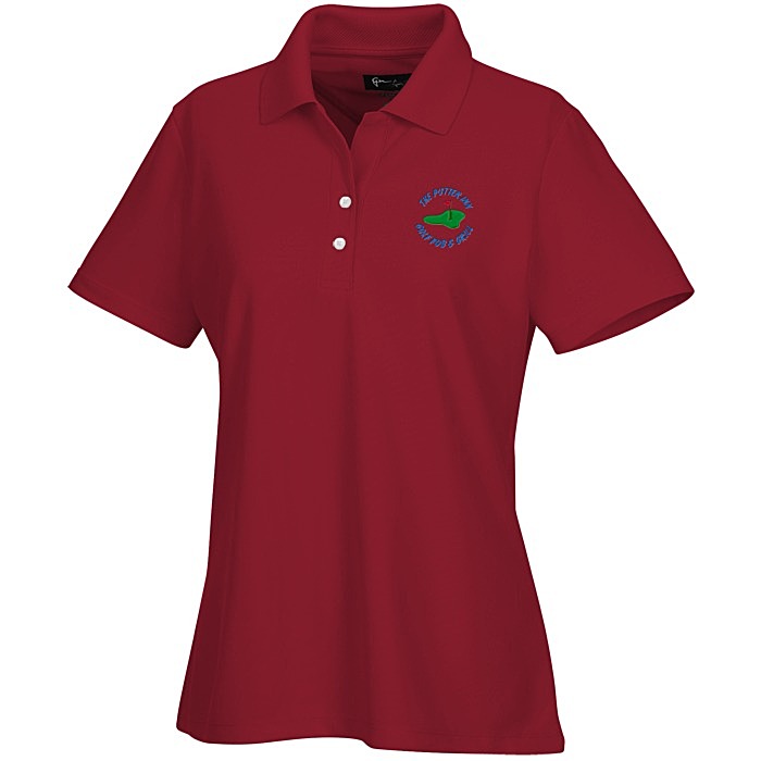 Custom Greg Norman Play Dry Performance Mesh Polo - Ladies' - Embroidered