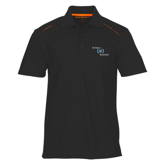 Custom Coal Harbour Snag Resistant Contrast Polo - Men's