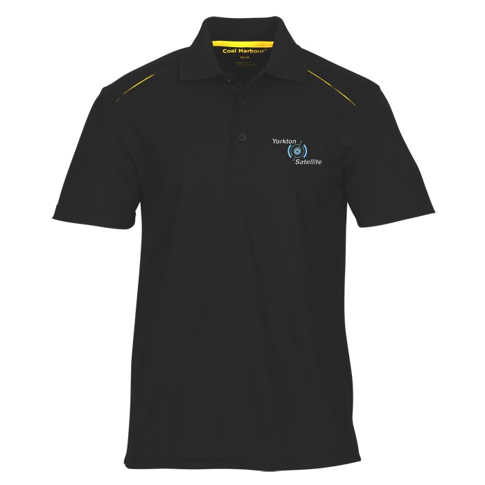 Custom Coal Harbour Snag Resistant Contrast Polo - Men's