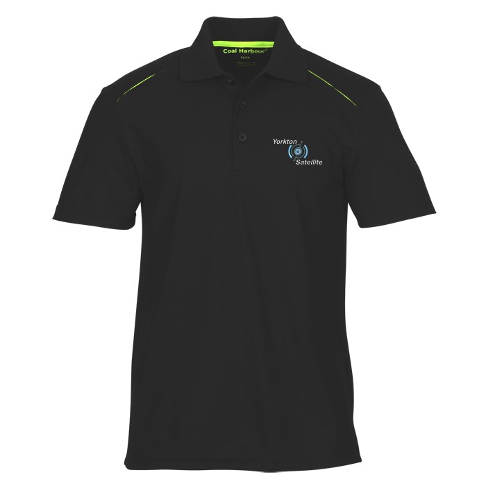 Custom Coal Harbour Snag Resistant Contrast Polo - Men's
