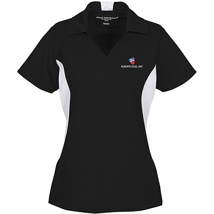 Custom Coal Harbour Colourblock Performance Polo - Ladies'