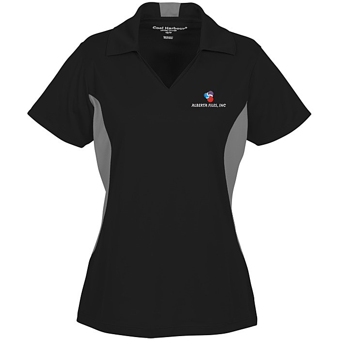 Custom Coal Harbour Colourblock Performance Polo - Ladies'