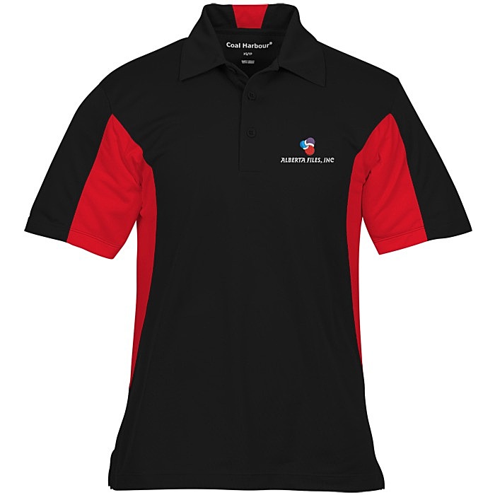 Custom Coal Harbour Colourblock Performance Polo - Men's