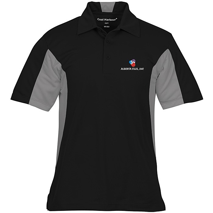 Custom Coal Harbour Colourblock Performance Polo - Men's