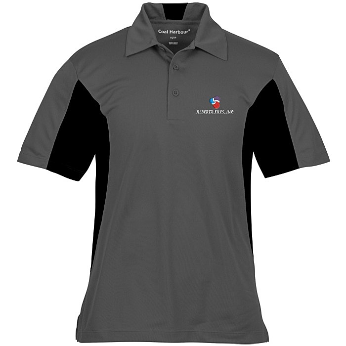 Custom Coal Harbour Colourblock Performance Polo - Men's