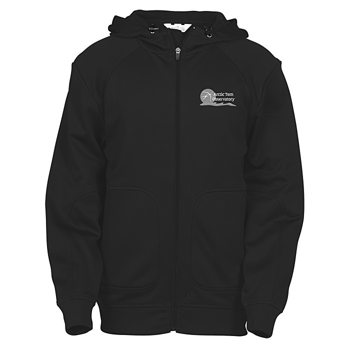 Custom PTech Moisture Wicking Full-Zip Sweatshirt - Men's - Embroidered