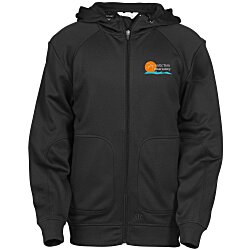 Custom PTech Moisture Wicking Full-Zip Sweatshirt - Men's - Embroidered