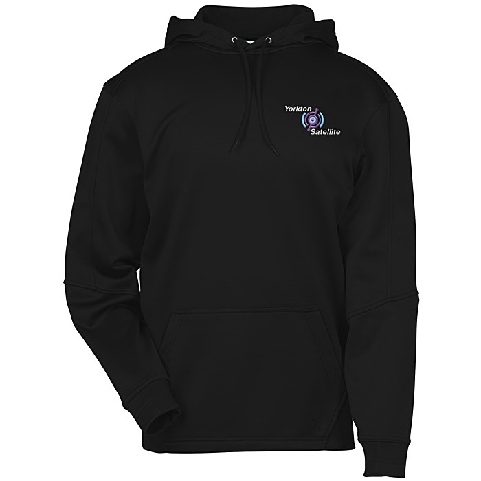 Custom PTech Moisture Wicking Hooded Sweatshirt - Embroidered