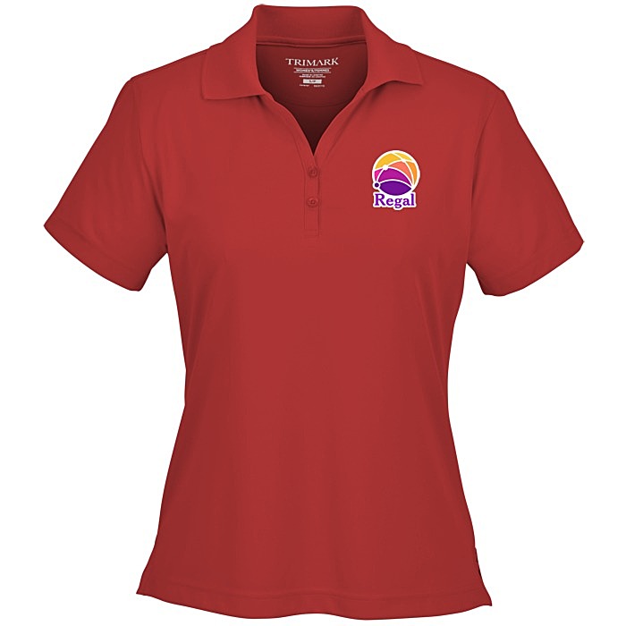 Custom Moreno Textured Micro Polo - Ladies' - TE Transfer