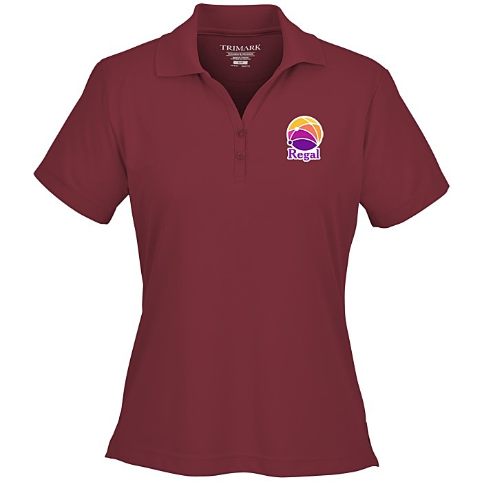 Custom Moreno Textured Micro Polo - Ladies' - TE Transfer