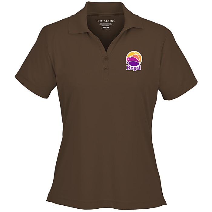 Custom Moreno Textured Micro Polo - Ladies' - TE Transfer