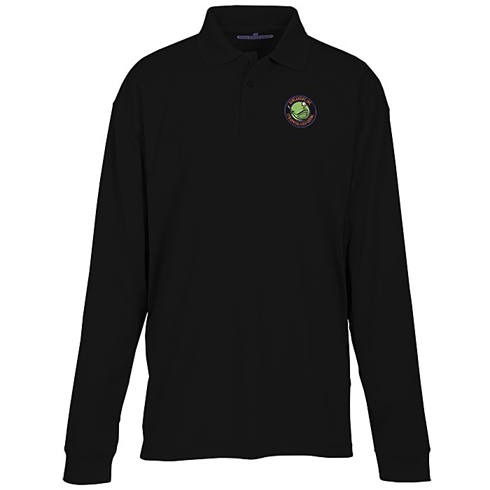 Custom Blue Generation LS Snag Resistant Wicking Polo - Men's