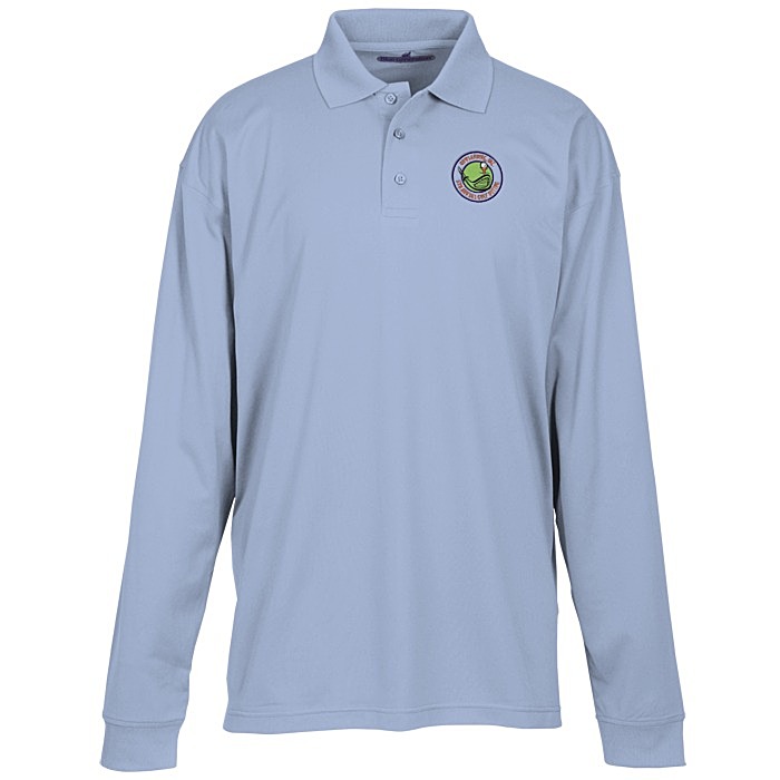 Custom Blue Generation LS Snag Resistant Wicking Polo - Men's