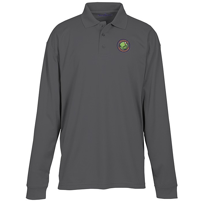 Custom Blue Generation LS Snag Resistant Wicking Polo - Men's