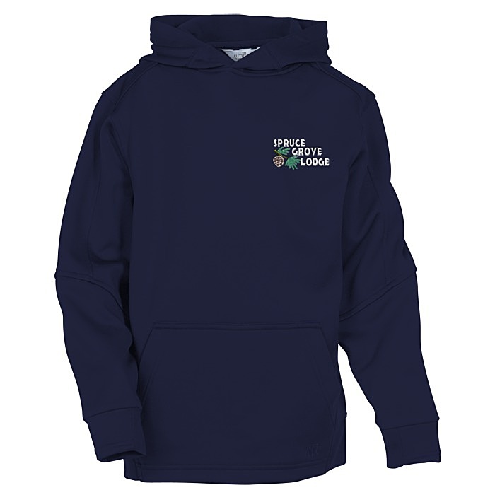 Custom PTech Moisture Wicking Hooded Sweatshirt - Youth - Embroidered