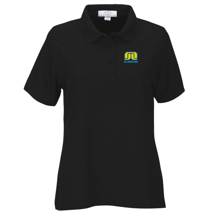 Custom Soft-Blend Double-Tuck Polo - Ladies'