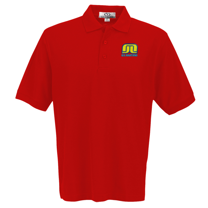 Custom Soft-Blend Double-Tuck Polo - Men's