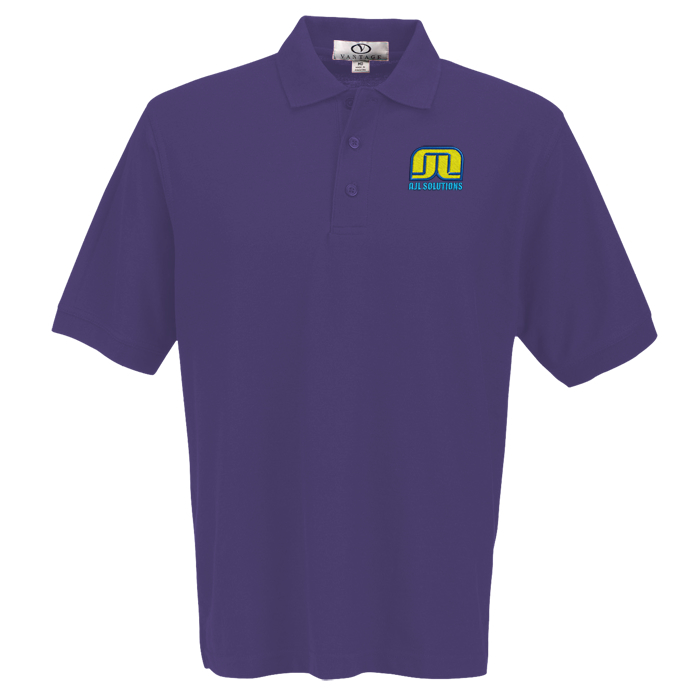 Custom Soft-Blend Double-Tuck Polo - Men's
