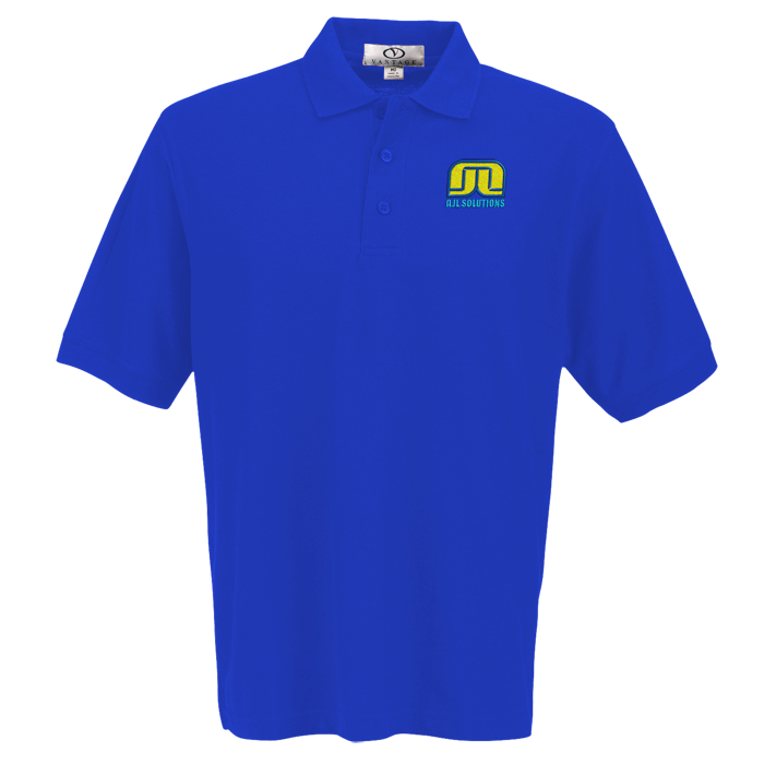 Custom Soft-Blend Double-Tuck Polo - Men's